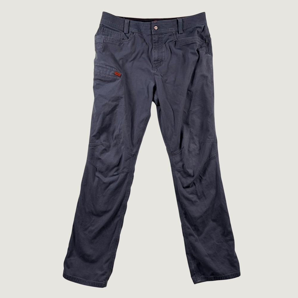 BRUNT The Torra Pant Mens 36x36 Gray Utility Workwear Canvas Trousers Durable